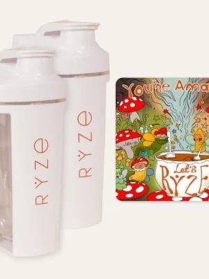 2 Shaker Bottles + FREE Gifts