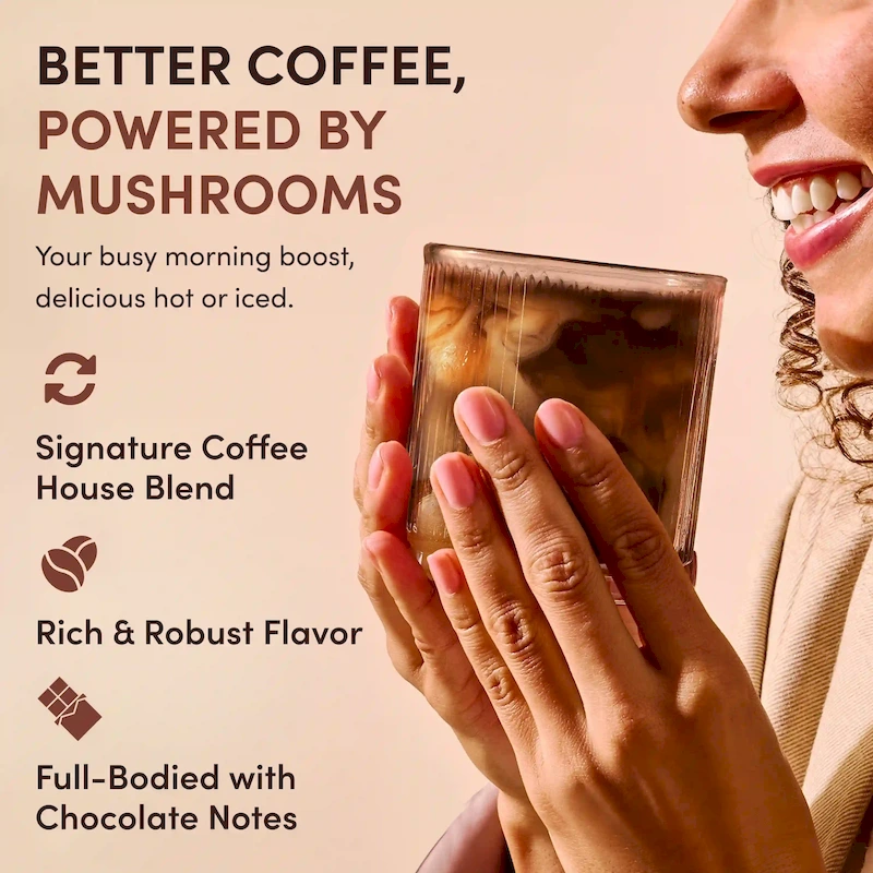 Mushroom Coffee Dark Roast Starter Kit (60 servings) - Image 3