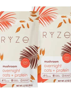 Mushroom Overnight Oats: 28 Servings