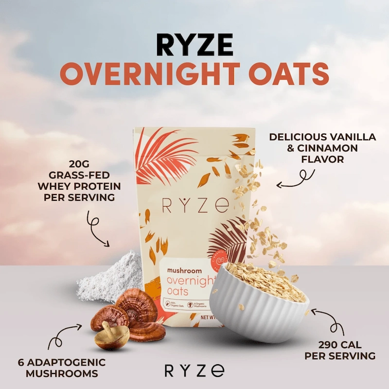 Mushroom Overnight Oats Pack (14 Servings) - Image 2