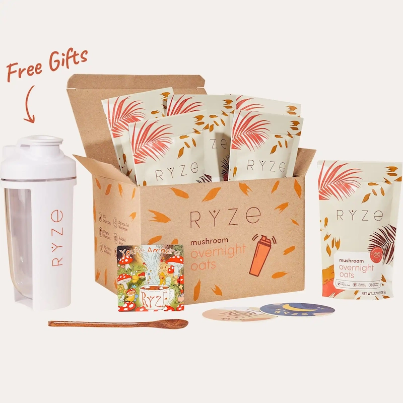 Mushroom Overnight Oats Pack (14 Servings) - Image 6