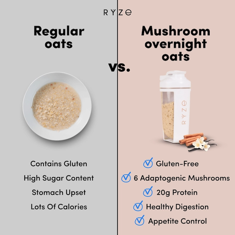 Mushroom Overnight Oats Pack (14 Servings) - Image 4