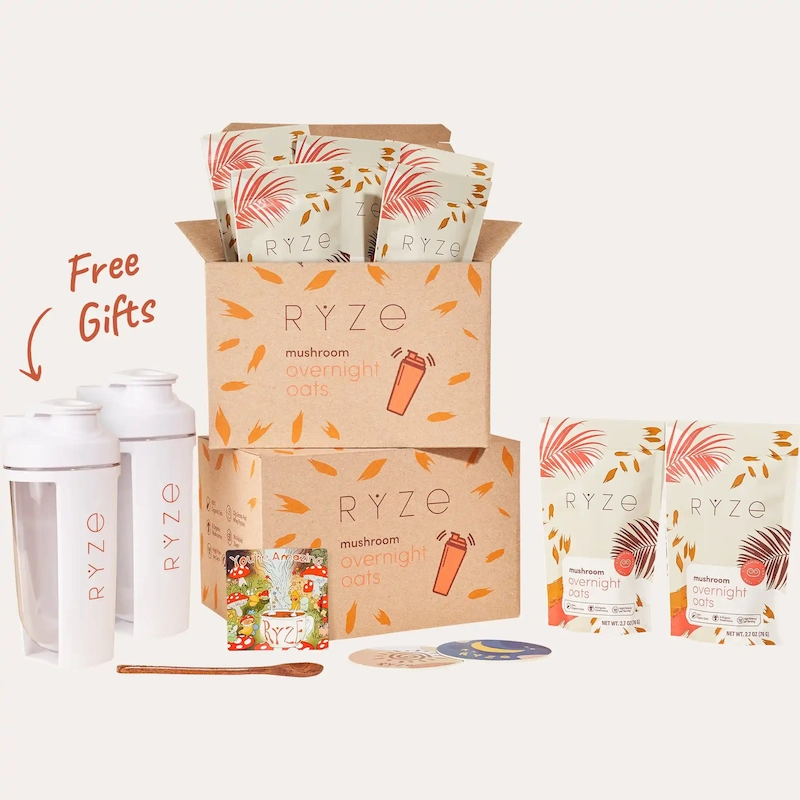 Mushroom Overnight Oats Pack (28 Servings) - Image 7