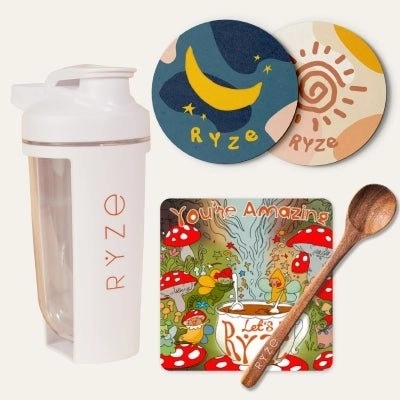 Shaker Bottle + Spoon + FREE Gifts
